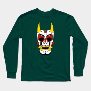 Kabuki Mask Long Sleeve T-Shirt